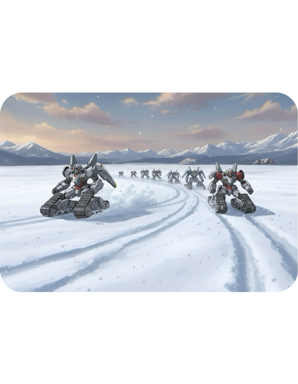 Mech Anime Racing Adventure White Ceramic Mug — Find Your Path To The Essentials Cup (11oz & 15oz)