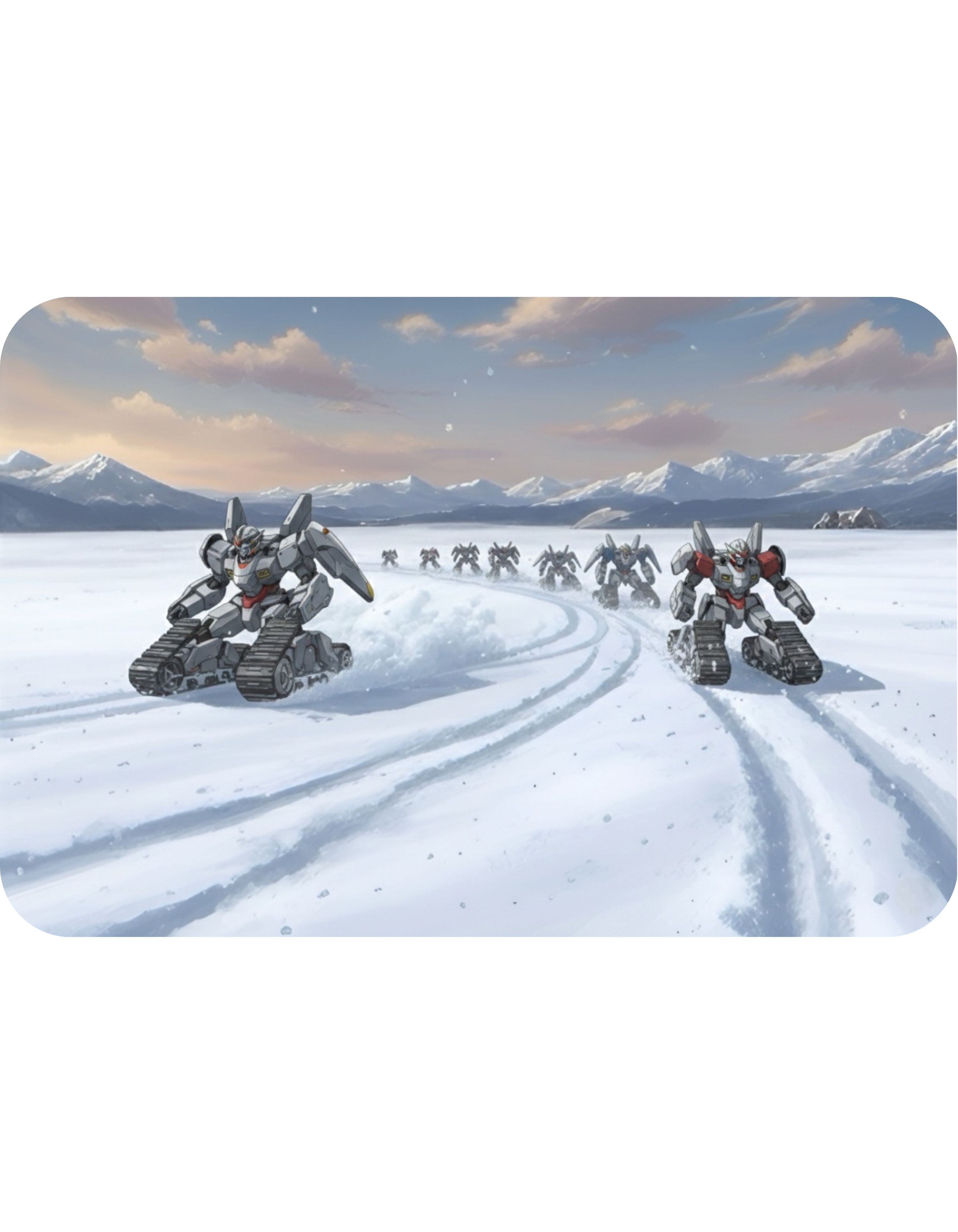 Mech Anime Racing Adventure White Ceramic Mug — Find Your Path To The Essentials Cup (11oz & 15oz)