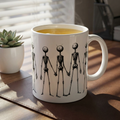 The Stick-To-It Species #11 White Ceramic Mug – Anatomy of Optimism Cup 11oz/15oz