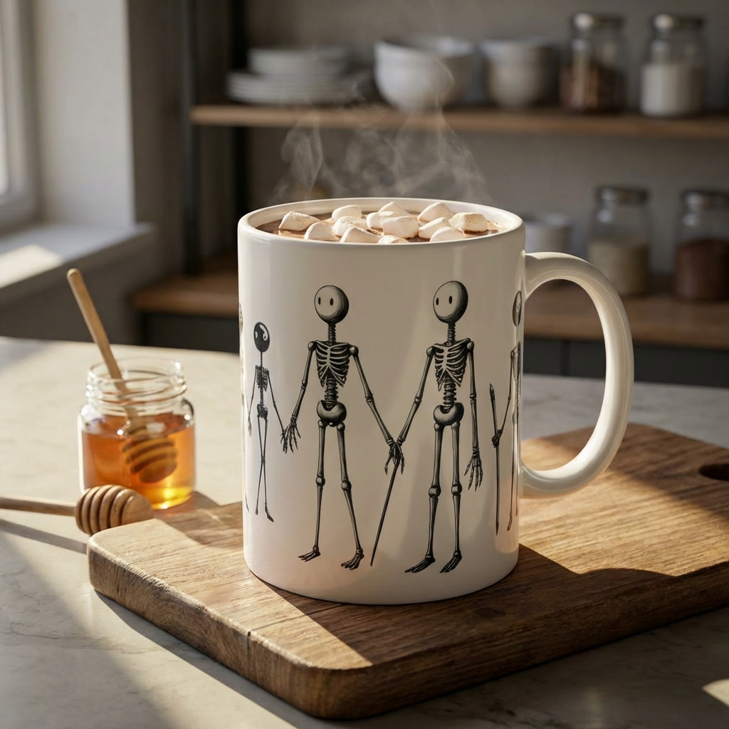 The Stick-To-It Species #13 White Ceramic Mug – Anatomy of Optimism Cup 11oz/15oz