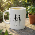The Stick-To-It Species #15 White Ceramic Mug – Anatomy of Optimism Cup 11oz/15oz