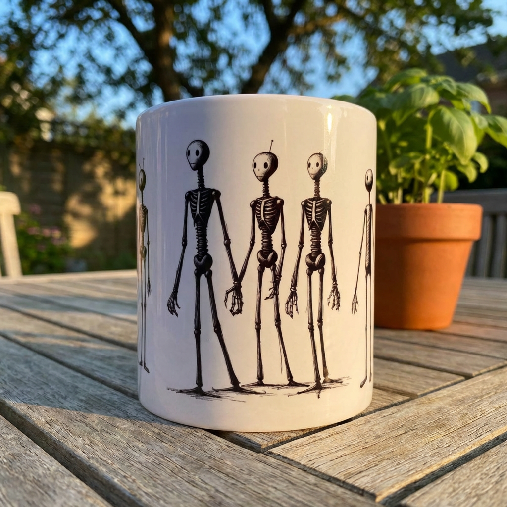 The Stick-To-It Species #17 White Ceramic Mug – Anatomy of Optimism Cup 11oz/15oz