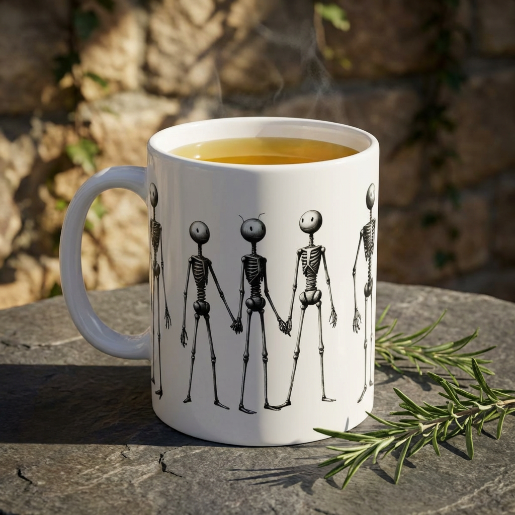 The Stick-To-It Species #18 White Ceramic Mug – Anatomy of Optimism Cup 11oz/15oz