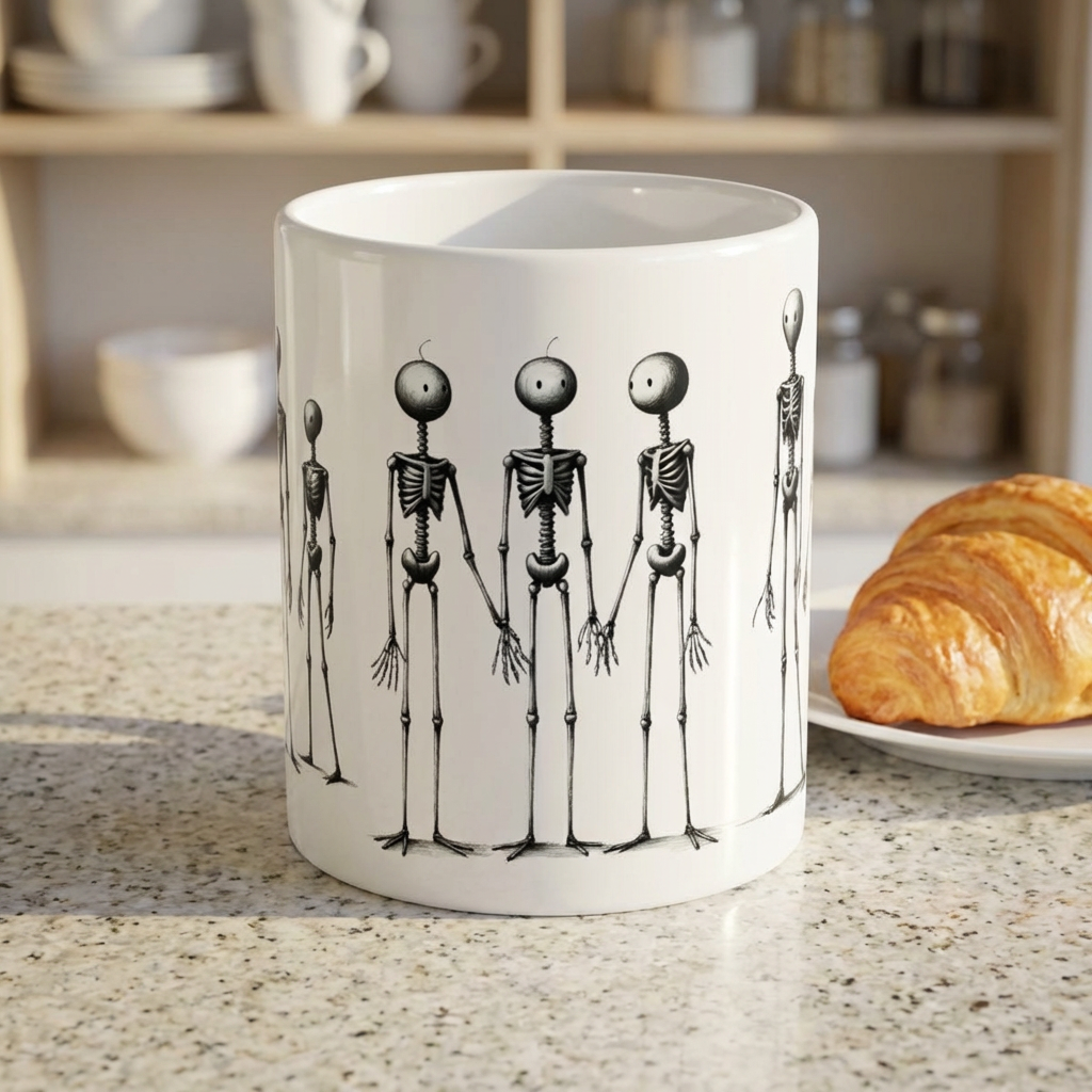 The Stick-To-It Species #19 White Ceramic Mug – Anatomy of Optimism Cup 11oz/15oz