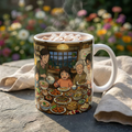 Family & Friends #5 Forever White Ceramic Mug — Cozy Feast Cup (11oz/15oz)