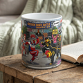 Chicken Dance Battle White Ceramic Mug (11oz, 15oz) — Funny Rooster Street Dance Cup