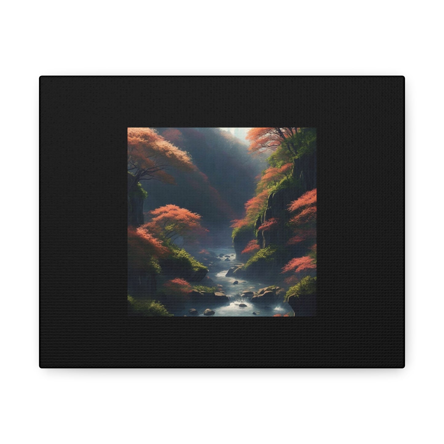 Artzy Scenic Black Canvas Gallery Wraps