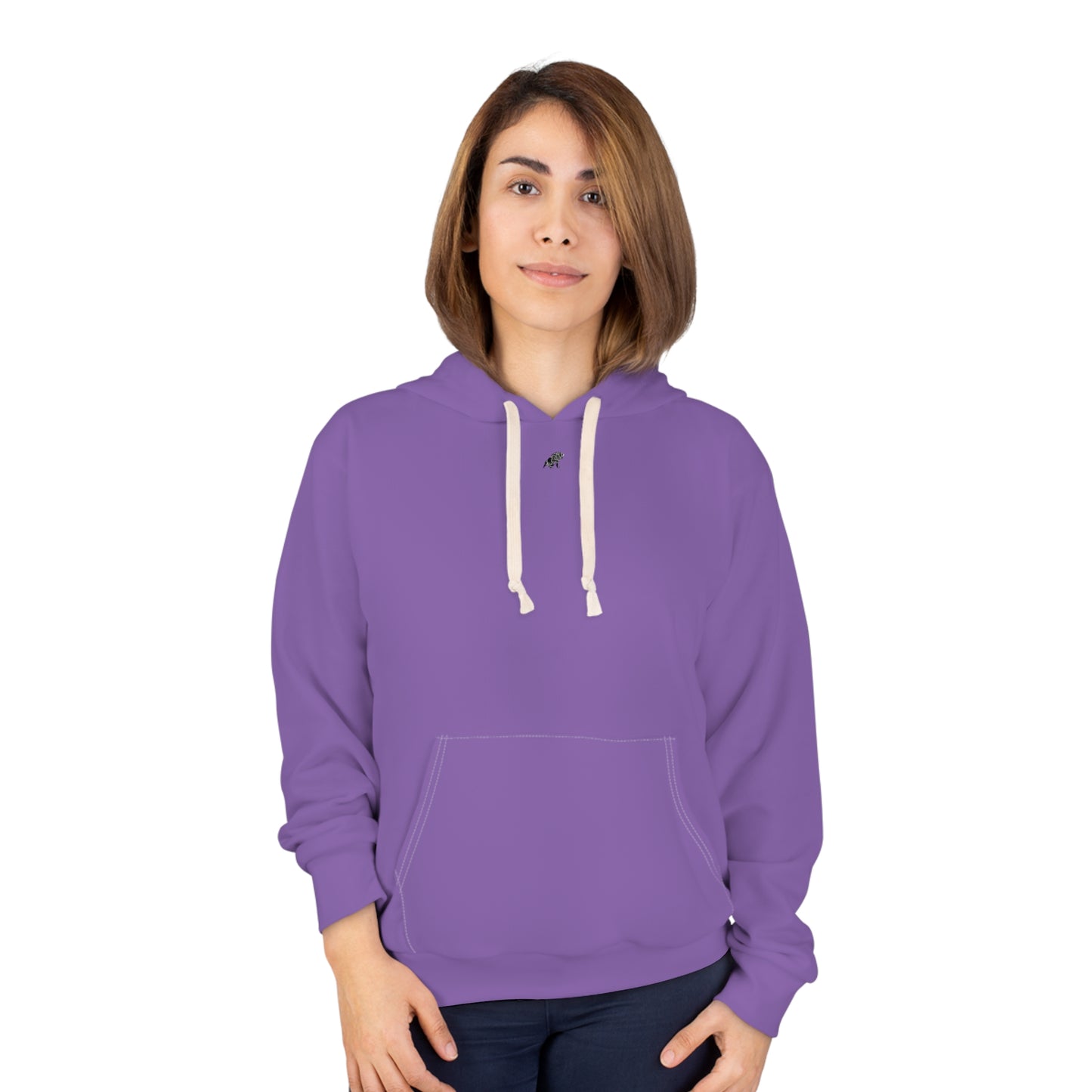 Matiby Light Purple Unisex Pullover Hoodie (AOP)