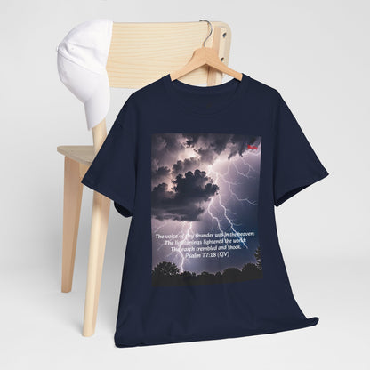 Lightning Style Thunder Unisex Heavy Cotton Tee