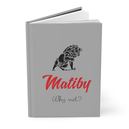 Matiby Hardcover Journal Matte Light Grey