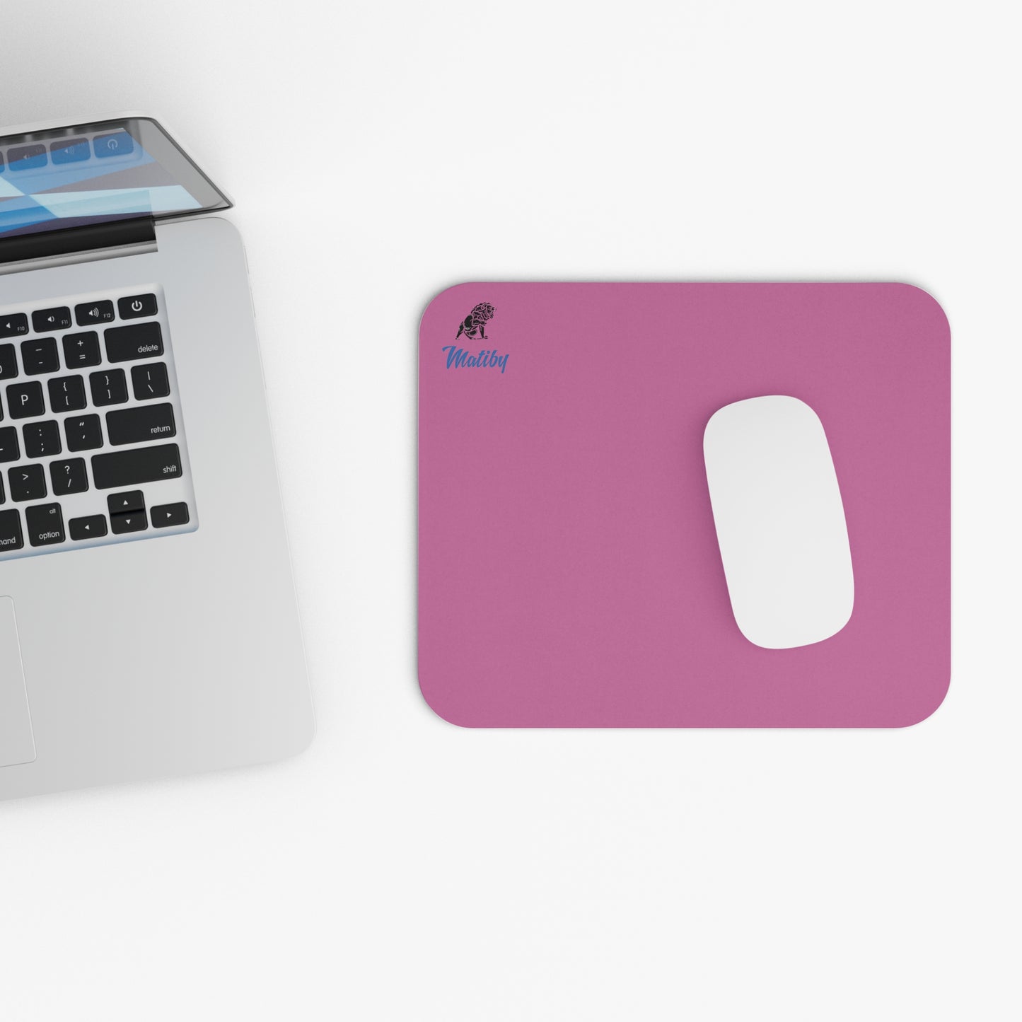 Matiby Light Pink Mouse Pad (Rectangle)