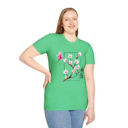 Japanese Cherry Blossom Unisex Softstyle T-Shirt