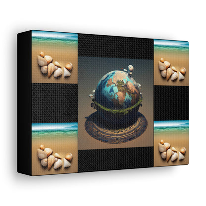 Matiby Worlds Black Canvas Gallery Wraps