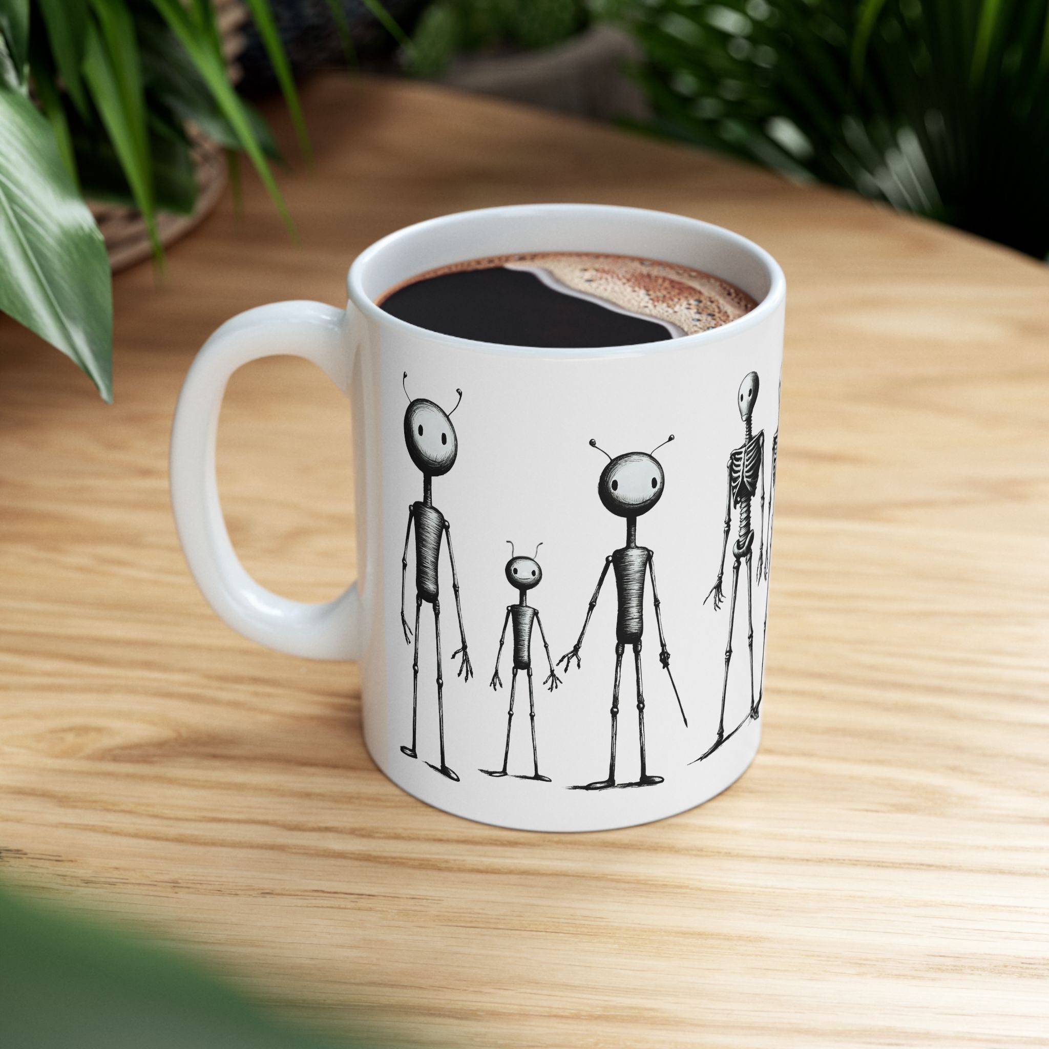 The Stick-To-It Species #21 White Ceramic Mug – Anatomy of Optimism Cup 11oz/15oz