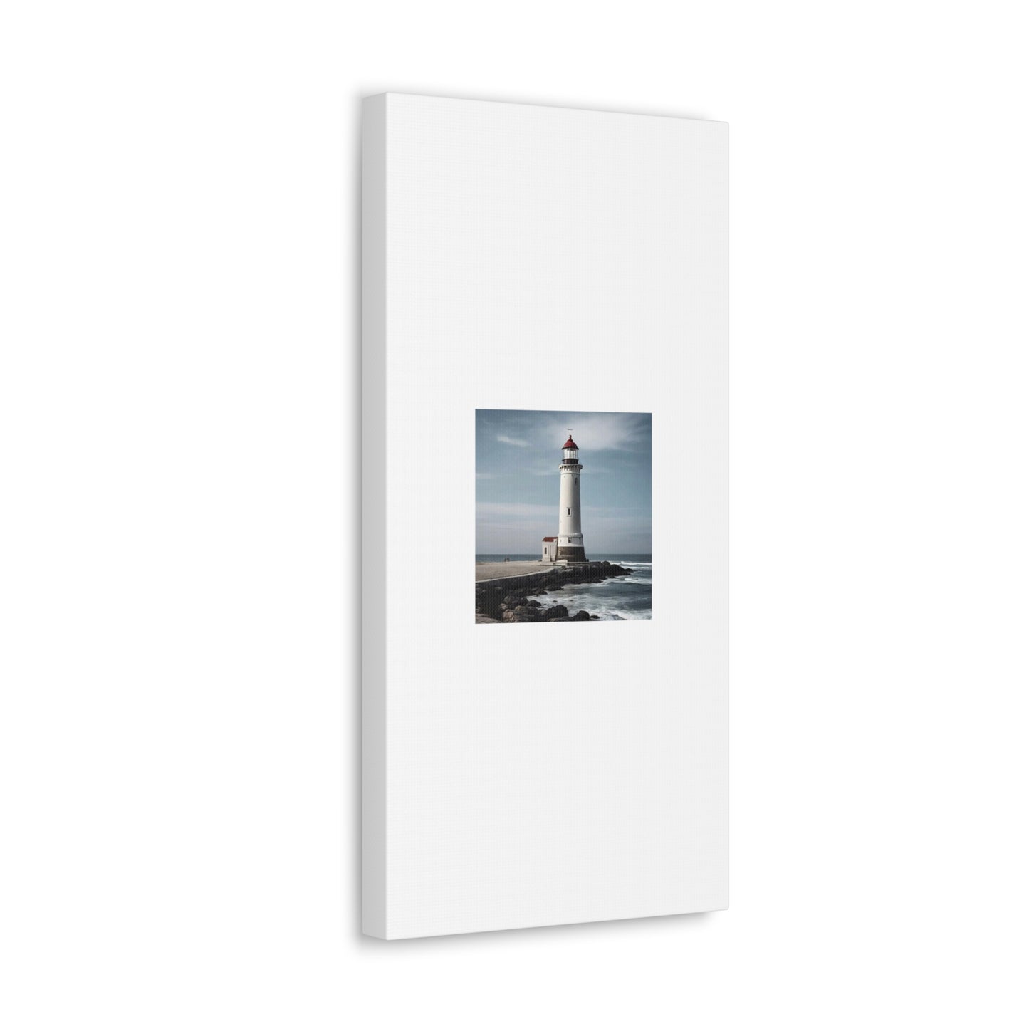 Lighthouse White Canvas Gallery Wraps