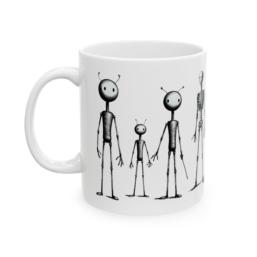 The Stick-To-It Species #21 White Ceramic Mug – Anatomy of Optimism Cup 11oz/15oz