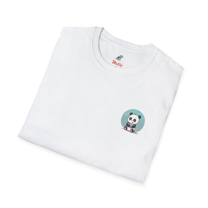 Panda With Boba Unisex Softstyle T-Shirt