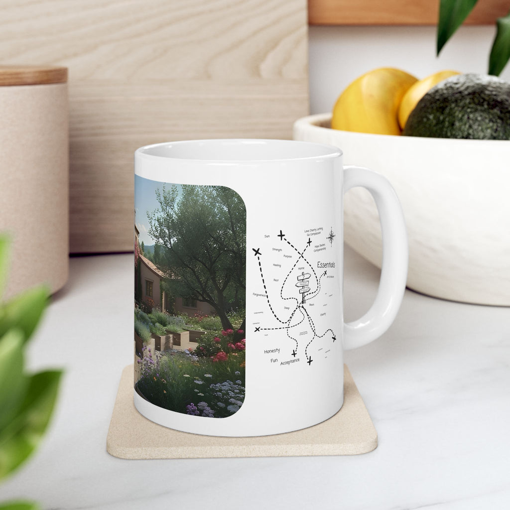 Cozy Architecture & Dreamy Landscapes #18 White Ceramic Mug – Homes Home Sweet Home Cup (11oz/15oz)