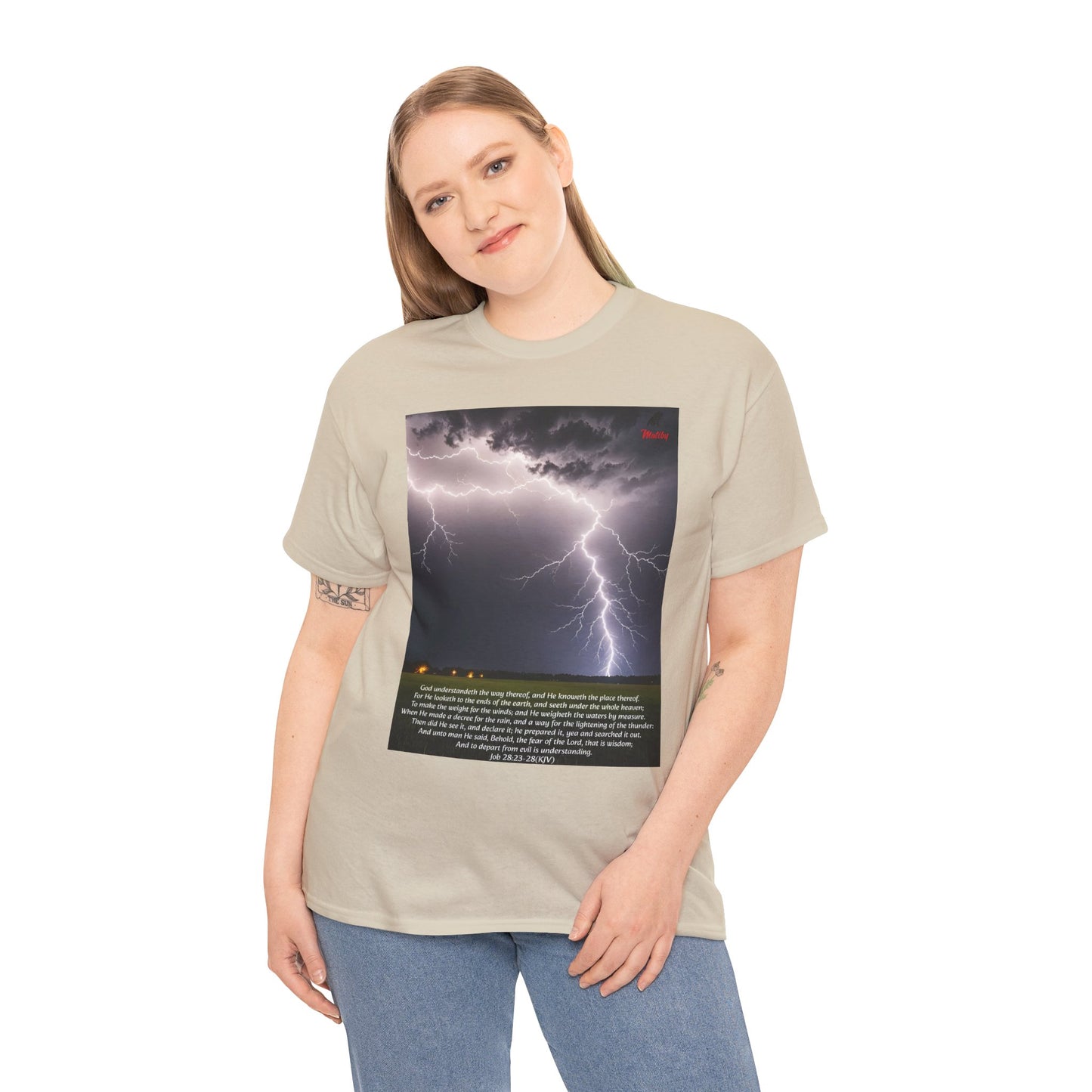 Lightning Style Fear of the Lord Unisex Heavy Cotton Tee