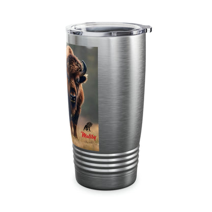 Artzy Bison Ringneck Tumbler, 20oz