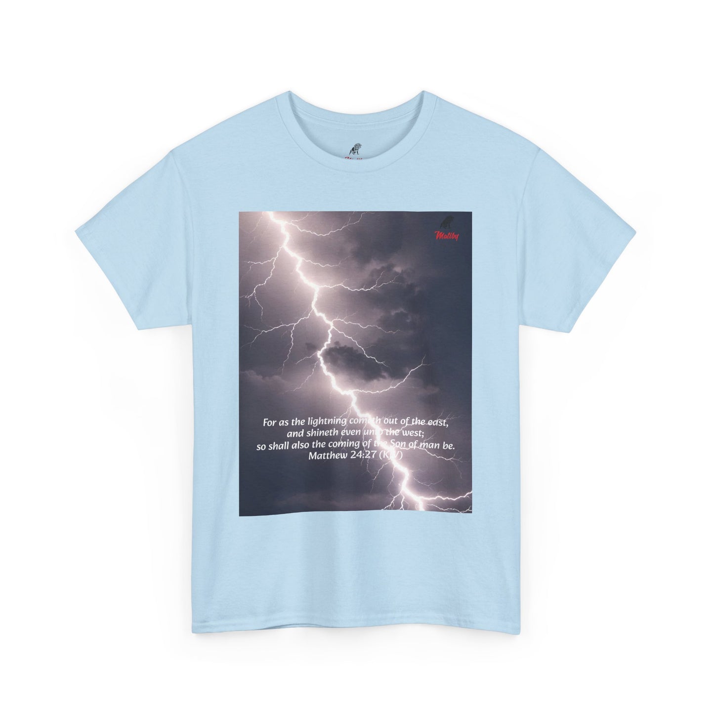 Lightning Style East West Unisex Heavy Cotton Tee