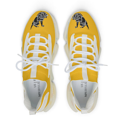 Men's Yellow Mesh Sneakers