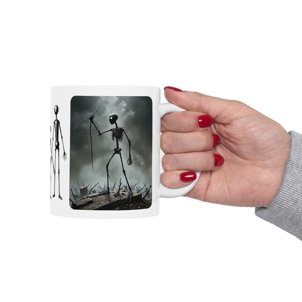The Stick-To-It Species #10 White Ceramic Mug – Anatomy of Optimism Cup 11oz/15oz