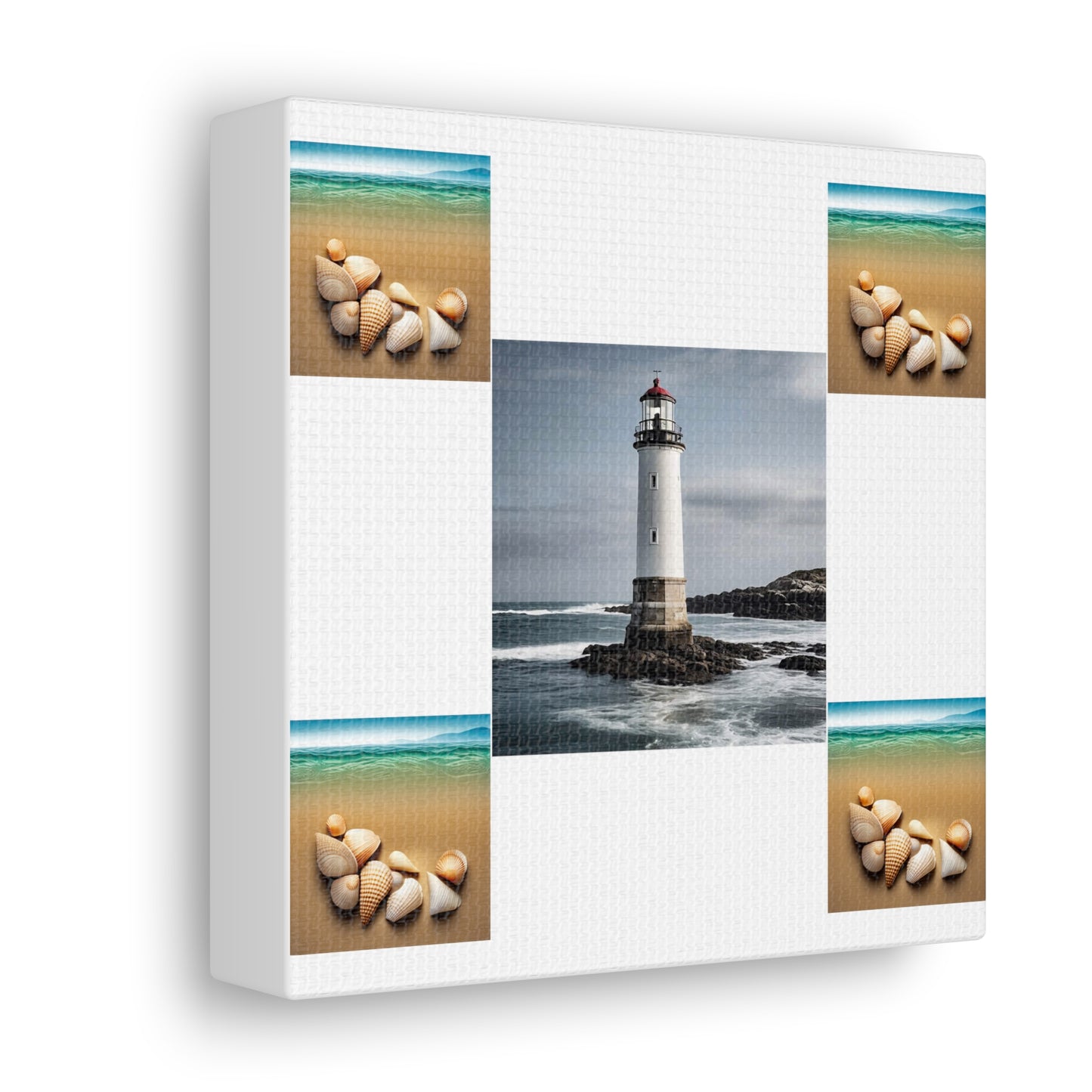 Lighthouse White Canvas Gallery Wraps