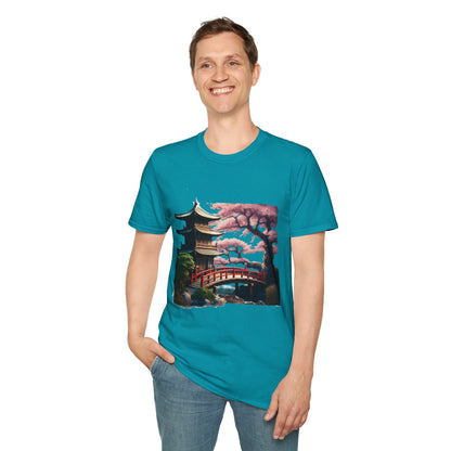 Japanese Landscape Unisex Softstyle T-Shirt