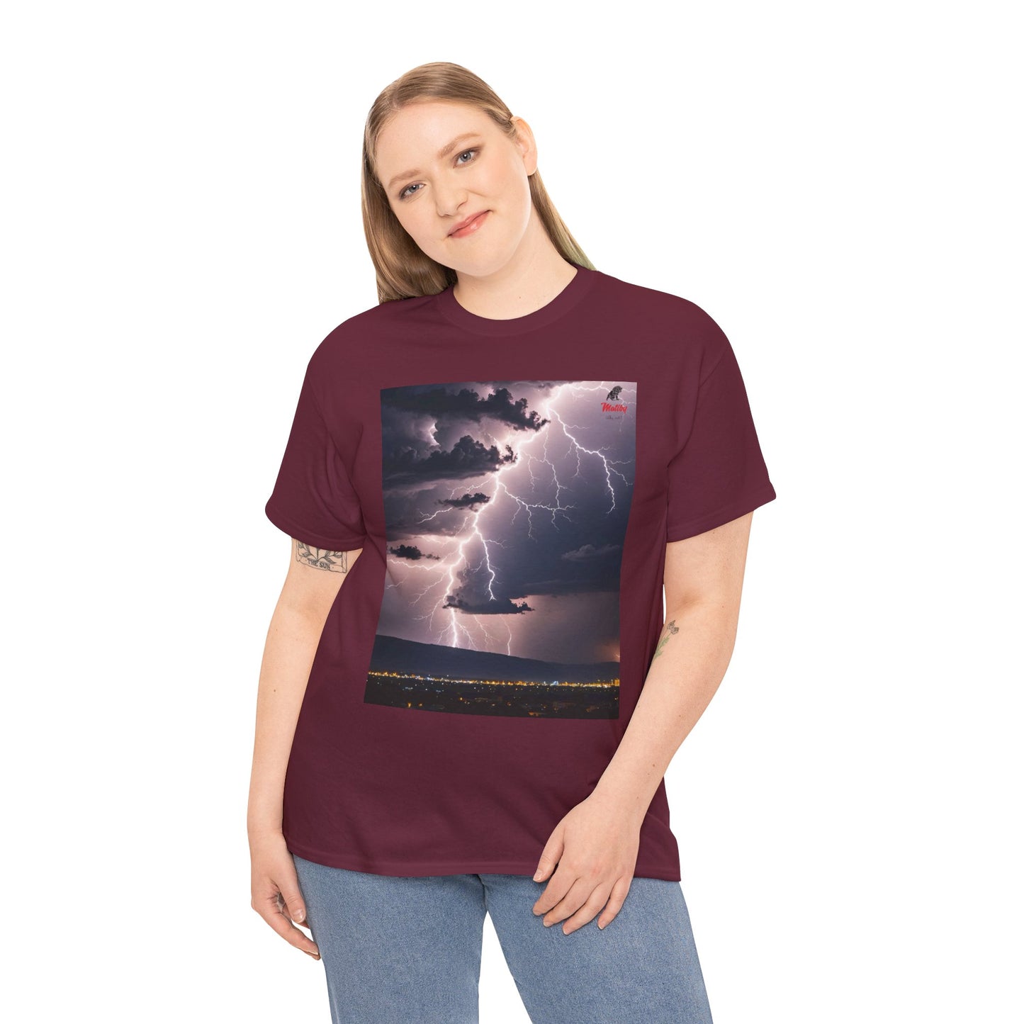 Lightning Style Unisex Heavy Cotton Tee