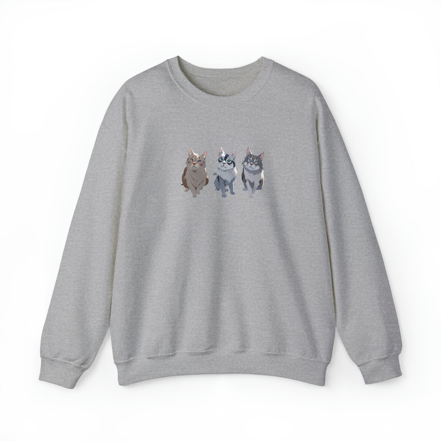 Matiby Cats Unisex Heavy Blend™ Crewneck Sweatshirt