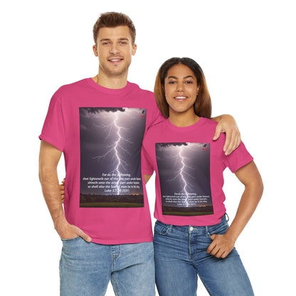 Lightning Style Son of man Unisex Heavy Cotton Tee