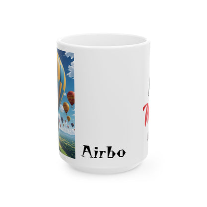 Matiby Airbo Ceramic Mug, (11oz, 15oz)