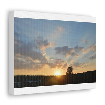 Sunset White Canvas Gallery Wraps