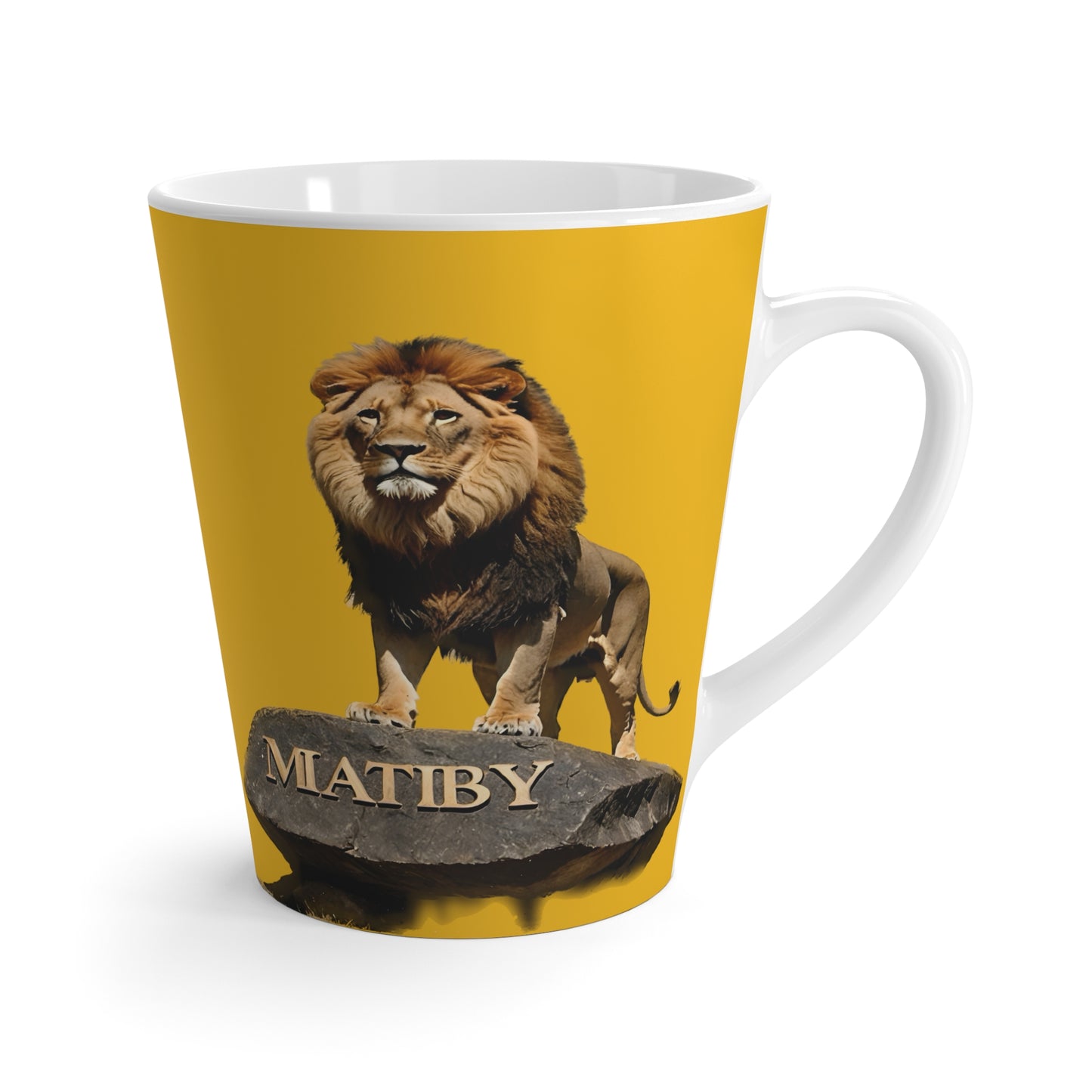 Matiby Lion Mug, Yellow