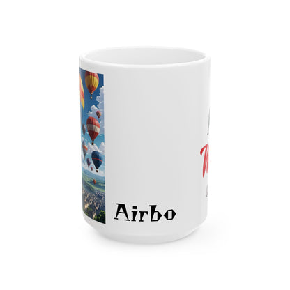 Matiby Airbo Ceramic Mug, (11oz, 15oz)