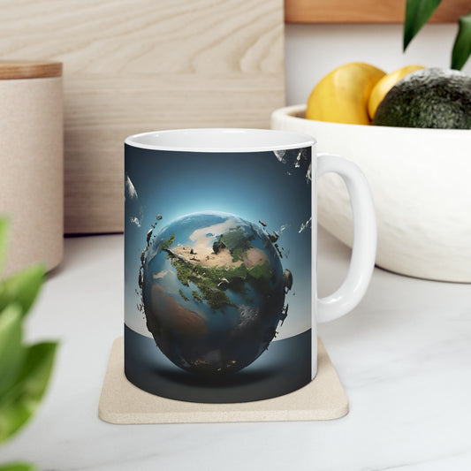 Matiby Worlds Ceramic Mug, 11oz