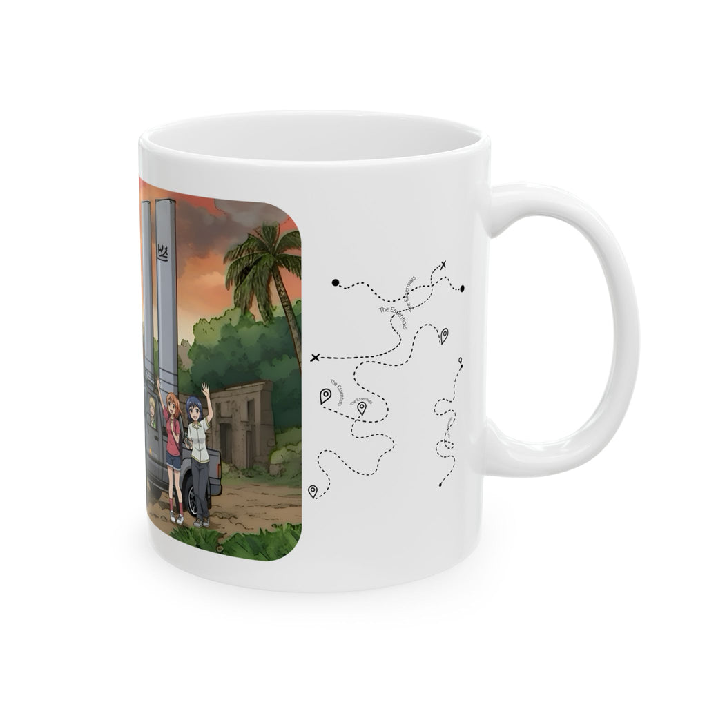 Sunshine State Pickup Trucks #10 Lawn Care Equipment Hauler White Ceramic Mug – Celebrating Companionship, Creativity & Life’s Little Wonders Cup (11oz/15oz)