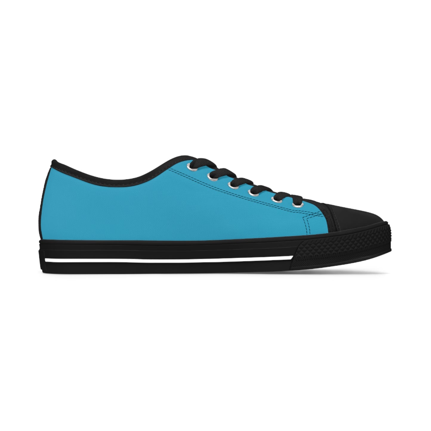 Women's Turquoise Low Top Sneakers