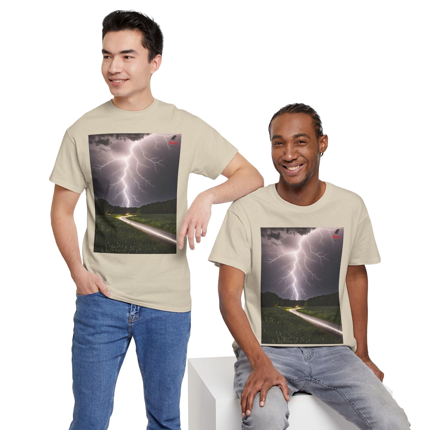 Lightning Style Unisex Heavy Cotton Tee