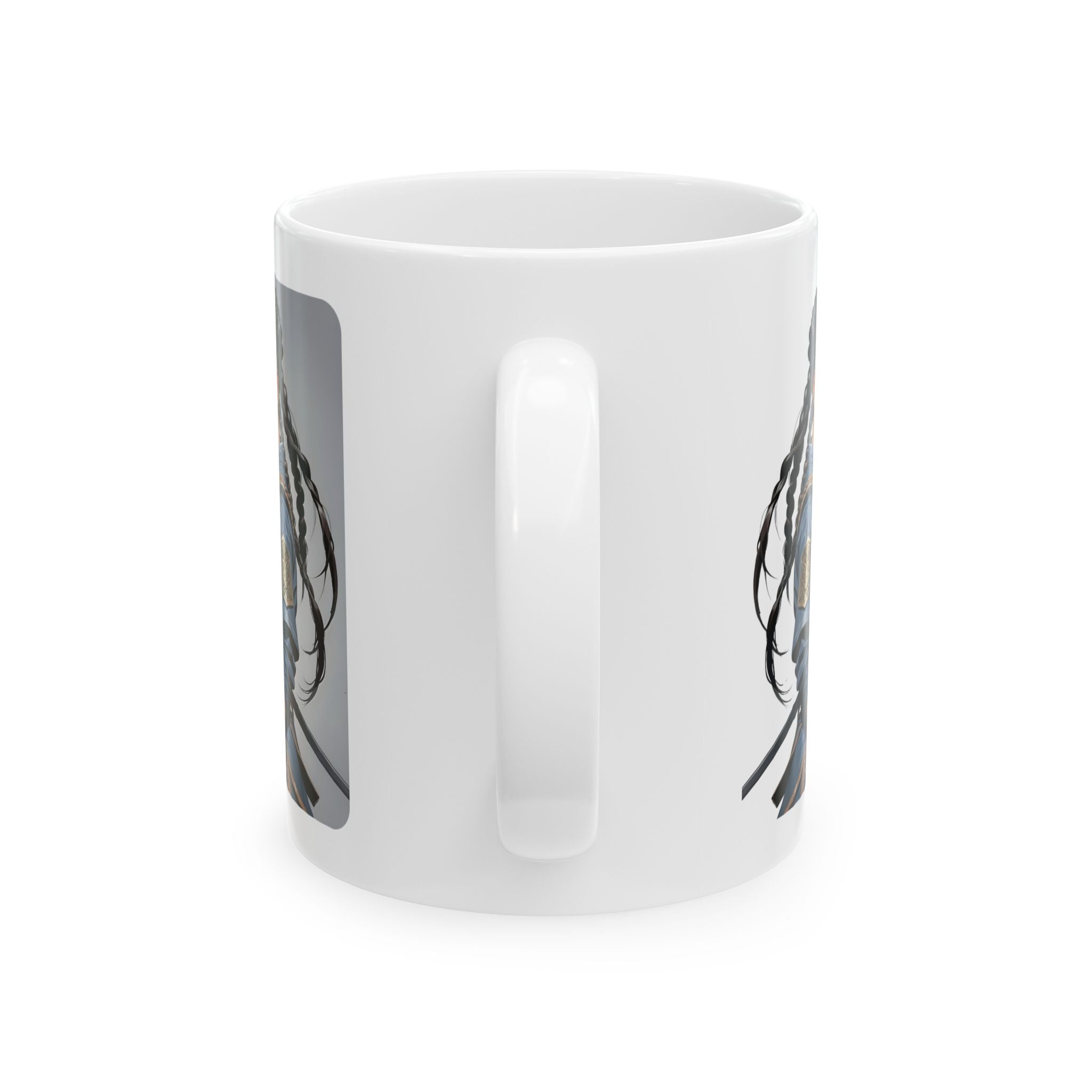 Gentle Woman of Valor #7 White Ceramic Mug - Fearfully & Wonderfully Made Tribute Cup (11oz/15oz)
