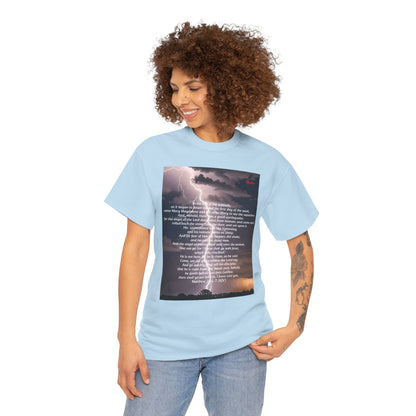 Lightning Style He is Risen Unisex Heavy Cotton Tee