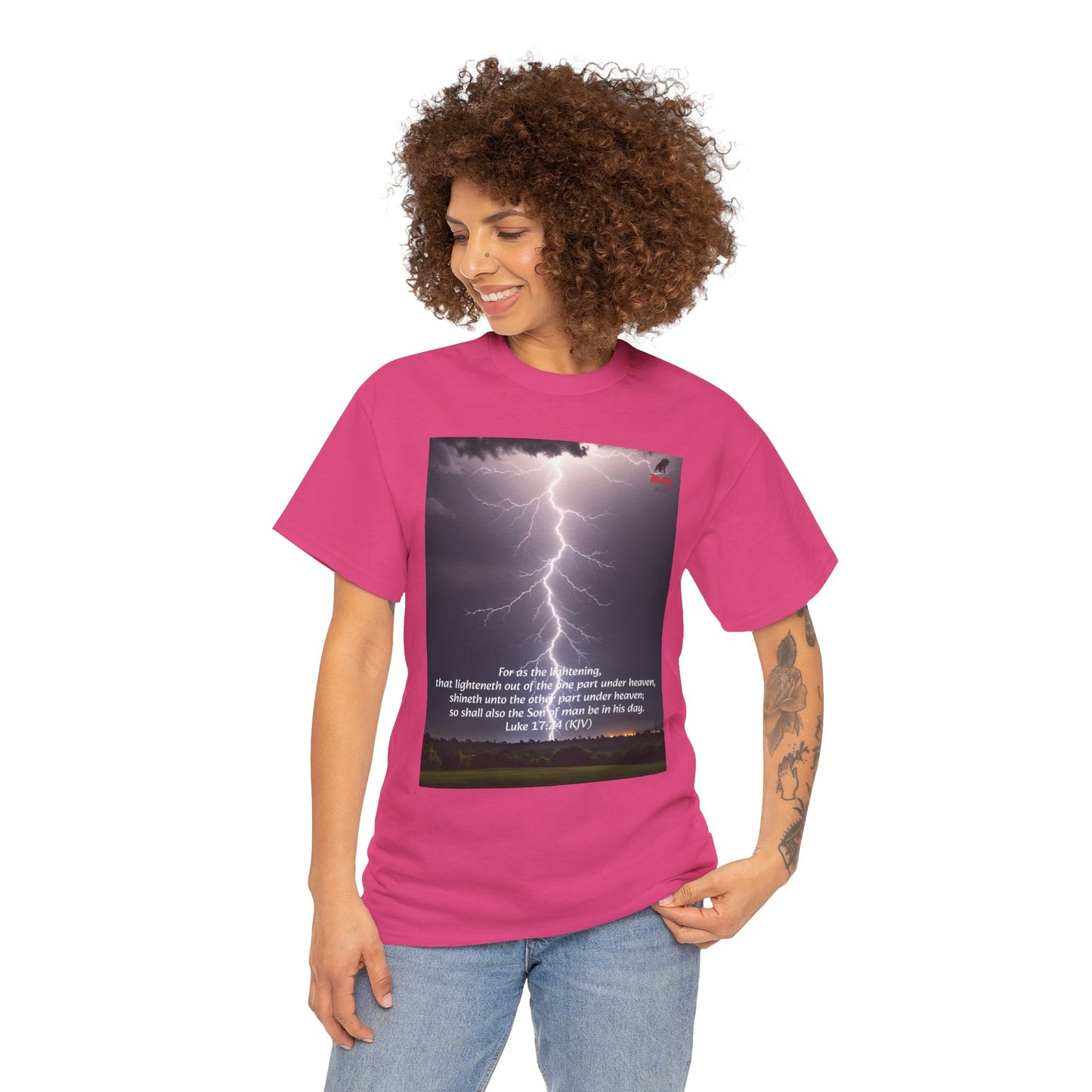 Lightning Style Son of man Unisex Heavy Cotton Tee