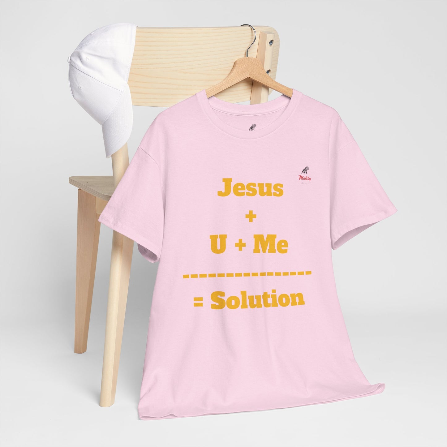 Jesus+U+Me Unisex Heavy Cotton Tee