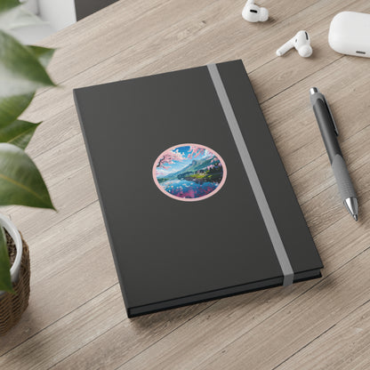 Flower Color Contrast Notebook - Ruled