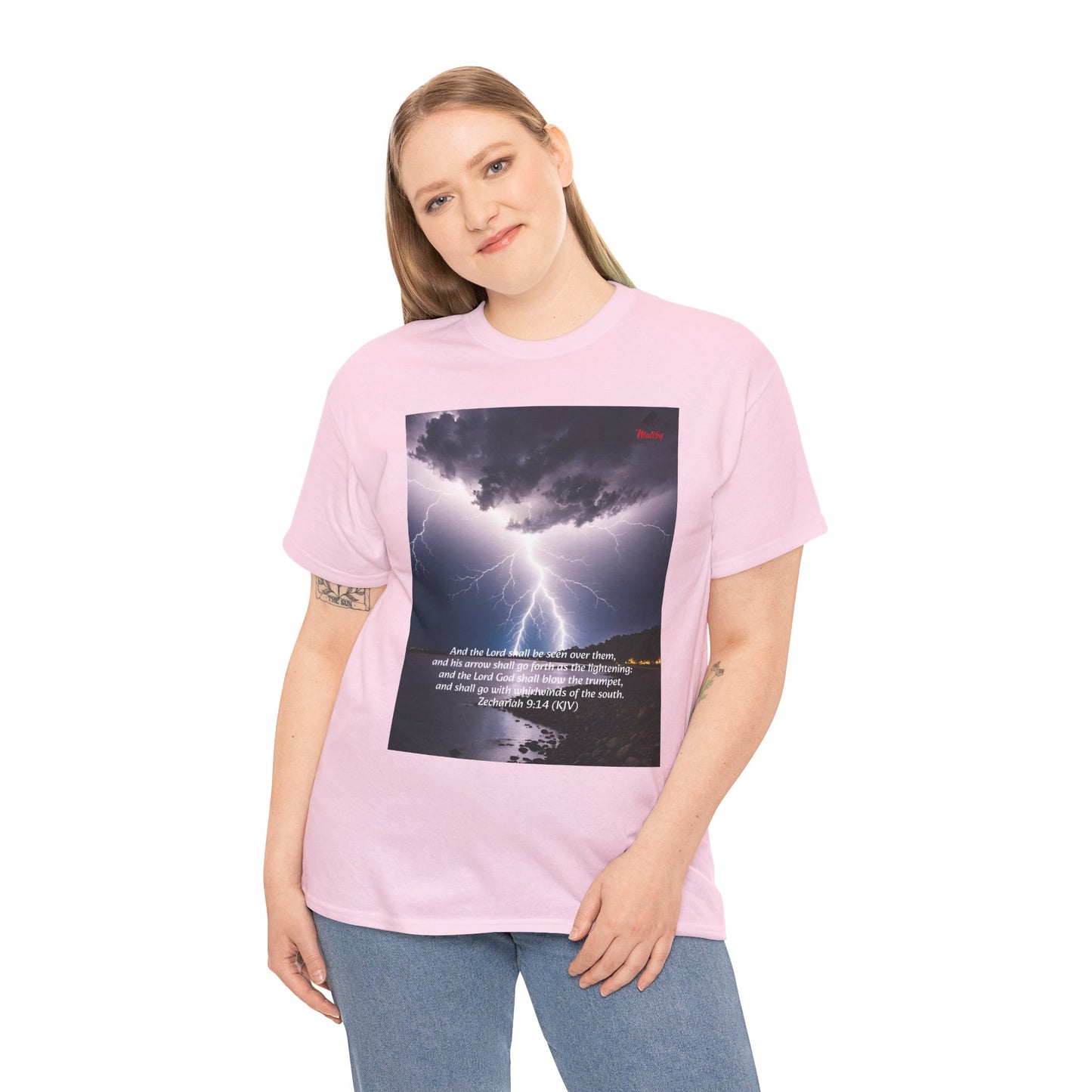 Lightning Style God's Arrow Unisex Heavy Cotton Tee