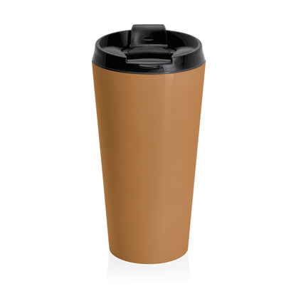 Matiby Brown Stainless Steel Travel Mug