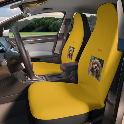 Matiby Puppy Yellow Car Seat Covers