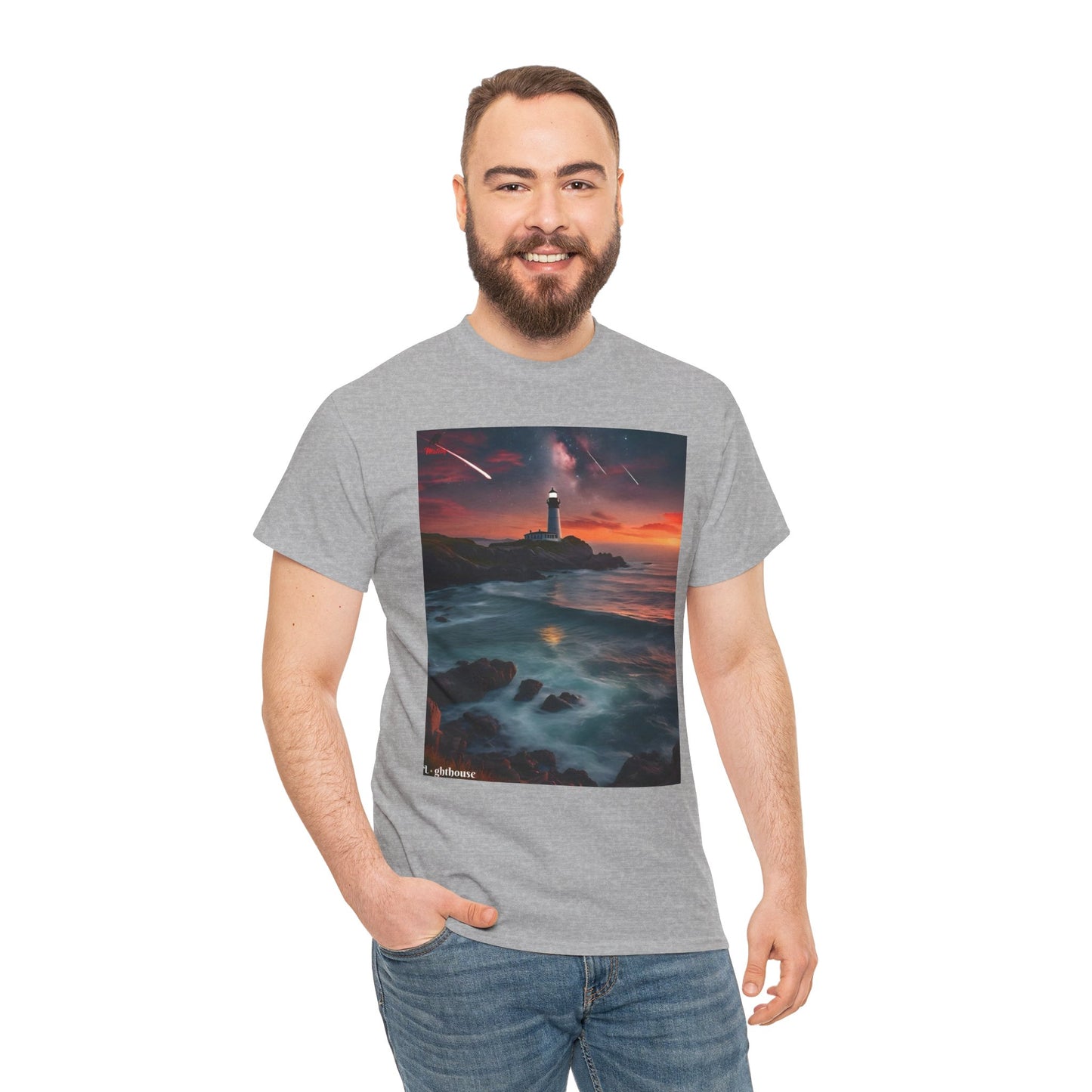 Lighthouse Unisex Heavy Cotton Tee