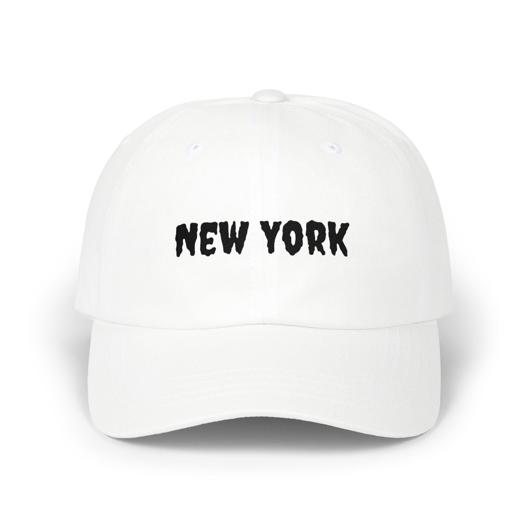 New York United States of America Black Embroidered Classic Dad Cap | NY 11th USA Baseball Hat